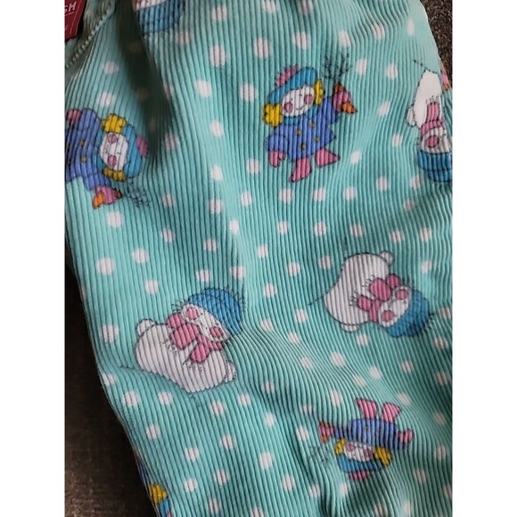 Vtg Osh Kosh Bgosh Snowman Courderoy Overalls Matching Turtleneck Snowball Feet - Picture 2 of 14